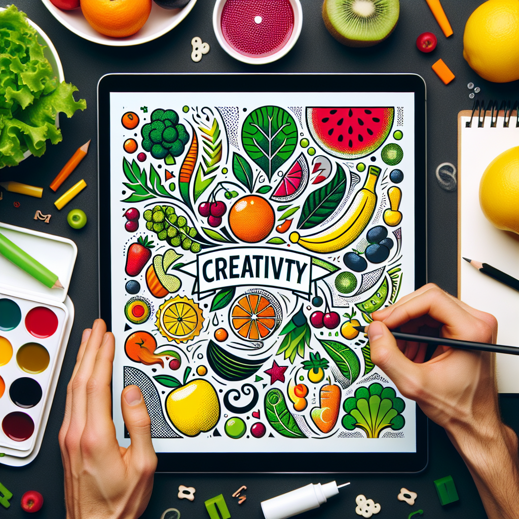 Kreativitas Dalam Mendesain Poster Makanan Sehat