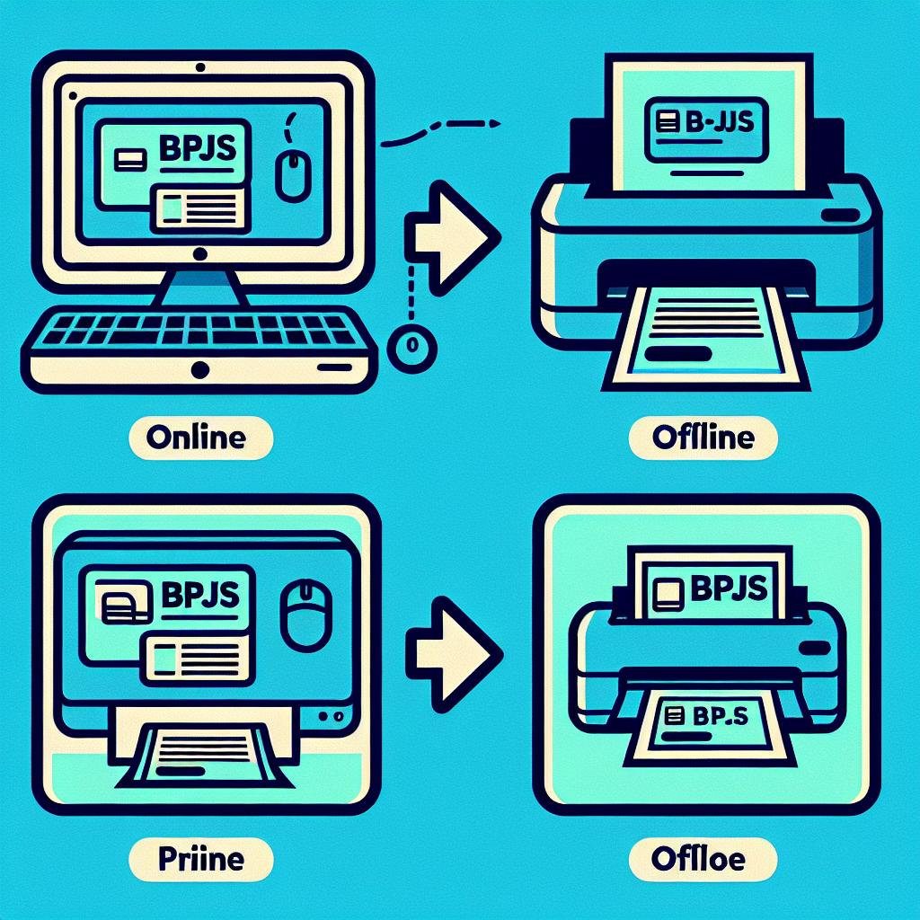 Langkah Mudah Cara Cetak Kartu BPJS Secara Online dan Offline